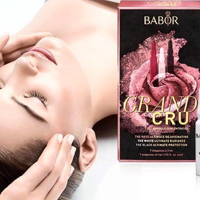 Best Facials Singapore with Babor Grand Cru Rose Ampoule